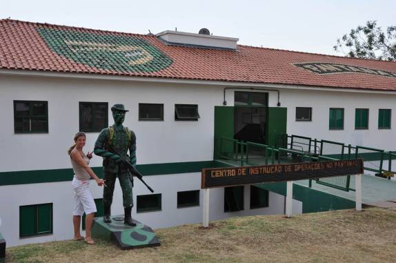 Quartel onde se localiza o antigo Forte Junqueira, em Corumbá, no Mato Grosso do Sul